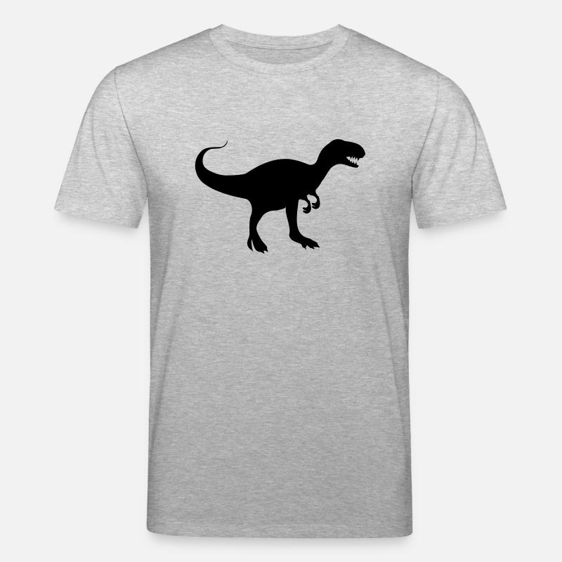 dinosaurier_rex - Stanley/Stella Unisex Bio-T-Shirt CREATOR  - Grau meliert