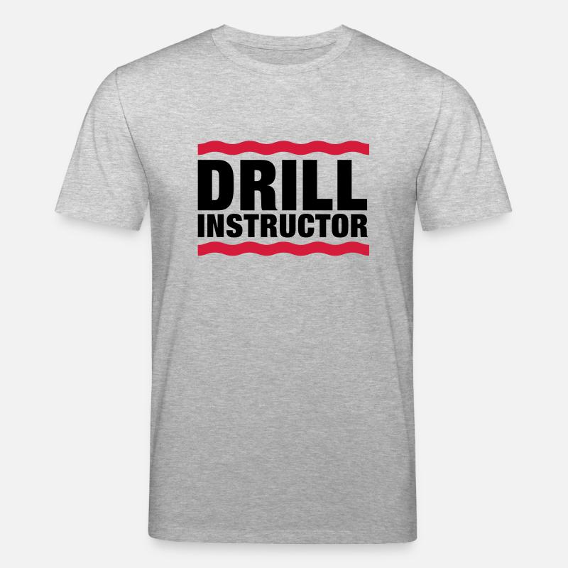 drill_instructor__f2 - Stanley/Stella Unisex Bio-T-Shirt CREATOR  - Grau meliert