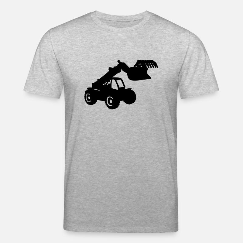 fork loader - Stanley/Stella CREATOR Unisex Organic T-Shirt - heather grey