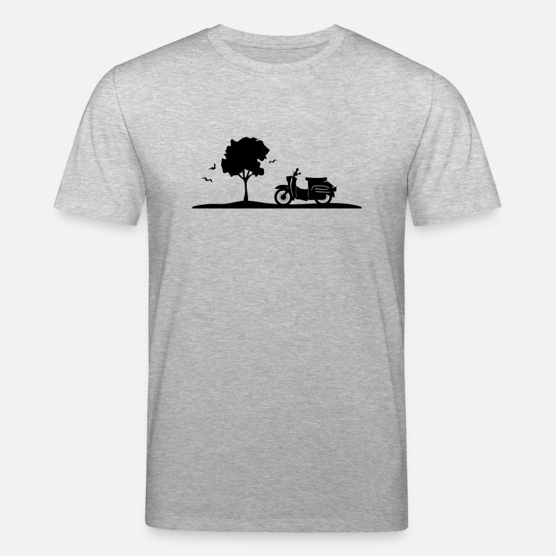 Fahrzeug - Schalbe Baum - Stanley/Stella Unisex Bio-T-Shirt CREATOR  - Grau meliert