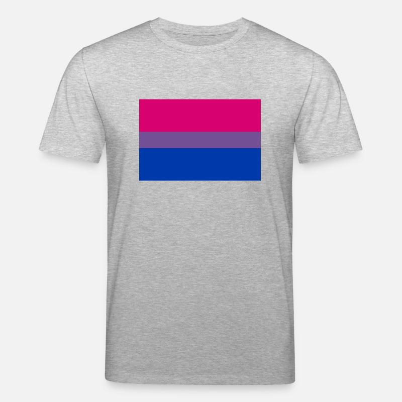 bisexual flag - Stanley/Stella Unisex Bio-T-Shirt CREATOR  - Grau meliert