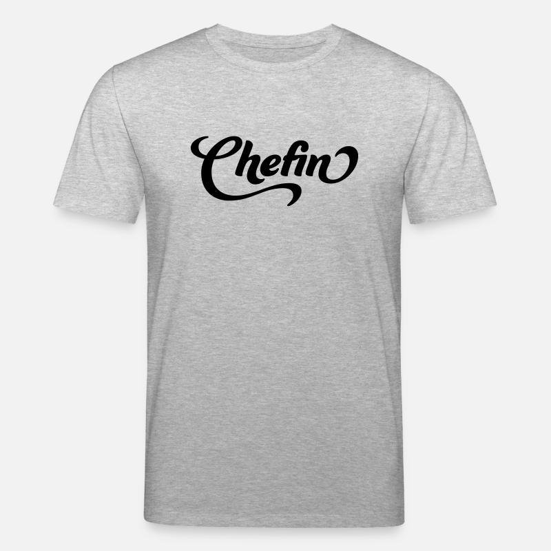 Chefin - Stanley/Stella Unisex Bio-T-Shirt CREATOR  - Grau meliert