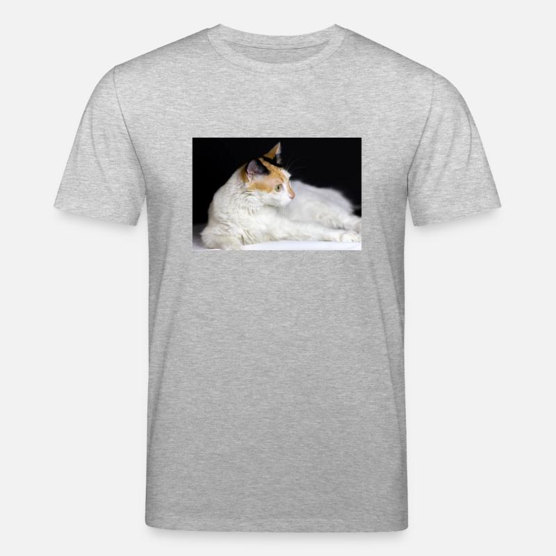 Die Katze - Stanley/Stella Unisex Bio-T-Shirt CREATOR  - Grau meliert