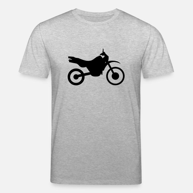 Motorrad Enduro - Stanley/Stella Unisex Bio-T-Shirt CREATOR  - Grau meliert