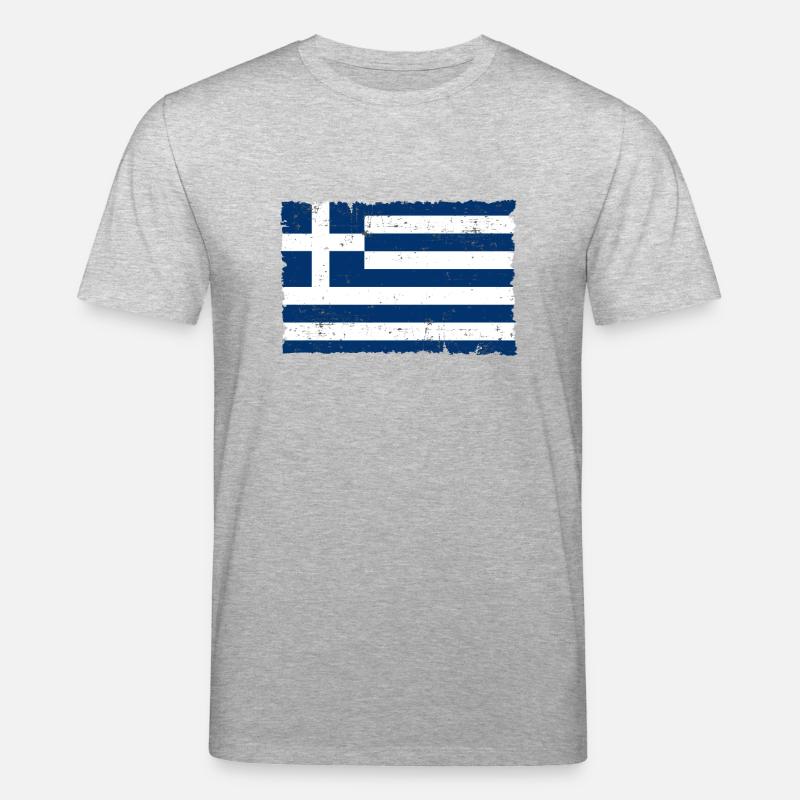 Grèce - T-shirt bio CREATOR Stanley/Stella Unisexe - gris chiné