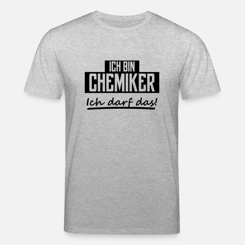 ich bin chemiker - Stanley/Stella Unisex Bio-T-Shirt CREATOR - Grau meliert