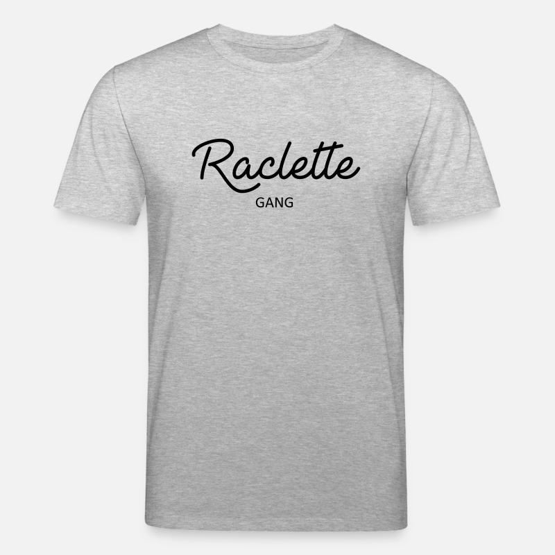 Bande Raclette - Stanley/Stella Unisex Bio-T-Shirt CREATOR  - Grau meliert