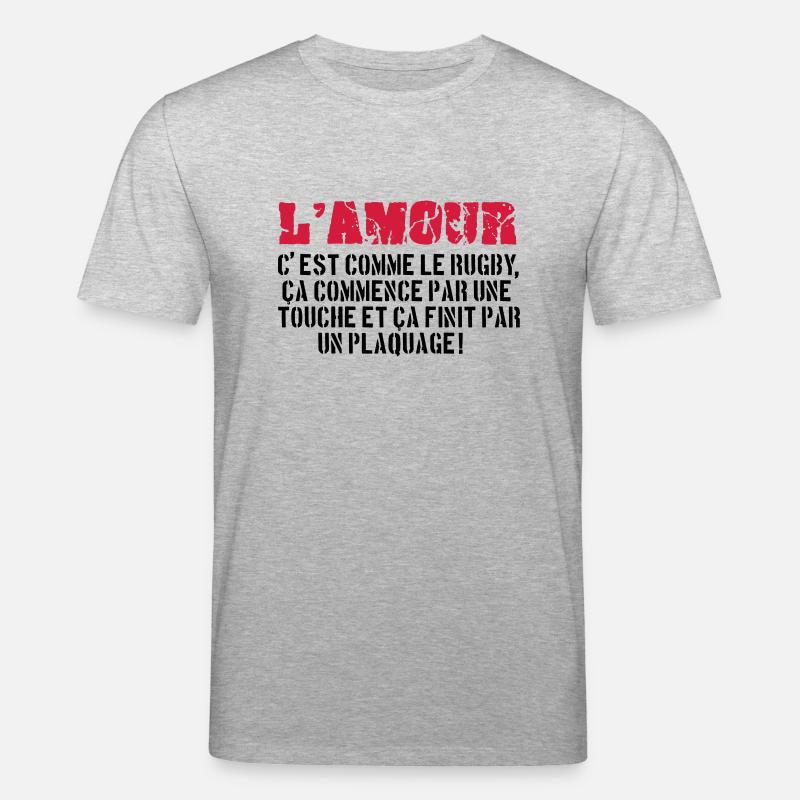 rugby - Stanley/Stella CREATOR Unisex Organic T-Shirt - heather grey