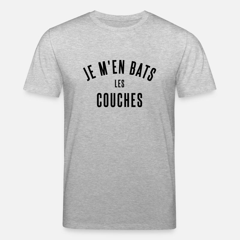 couches - T-shirt bio CREATOR Stanley/Stella Unisexe - gris chiné