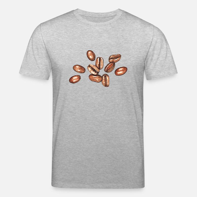 Kaffeebohnen - Stanley/Stella Unisex Bio-T-Shirt CREATOR  - Grau meliert