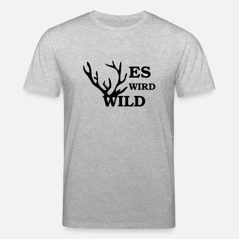 es wird wild - T-shirt bio CREATOR Stanley/Stella Unisexe - gris chiné