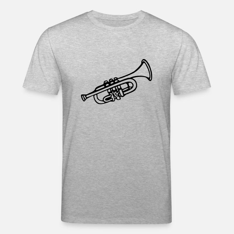 Trompete - Stanley/Stella Unisex Bio-T-Shirt CREATOR  - Grau meliert