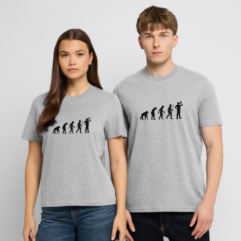 Beer Drinking Evolution Stanley/Stella Unisex Bio-T-Shirt CREATOR 