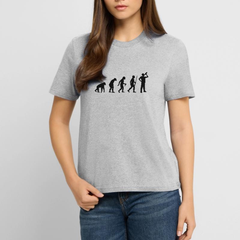 Beer Drinking Evolution Stanley/Stella Unisex Bio-T-Shirt CREATOR 