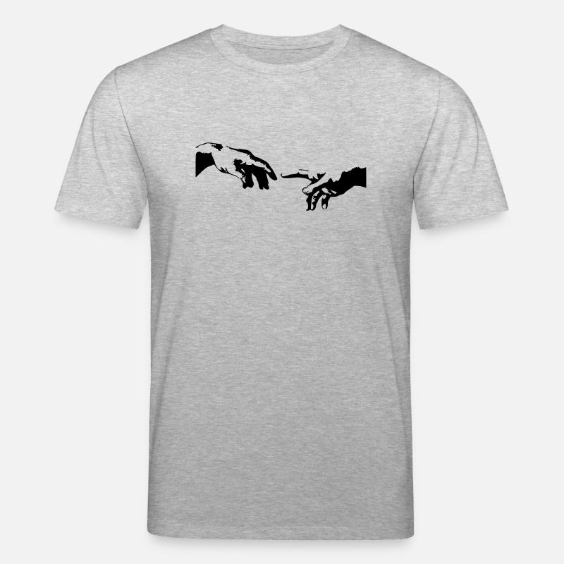 der Hand - Stanley/Stella Unisex Bio-T-Shirt CREATOR  - Grau meliert