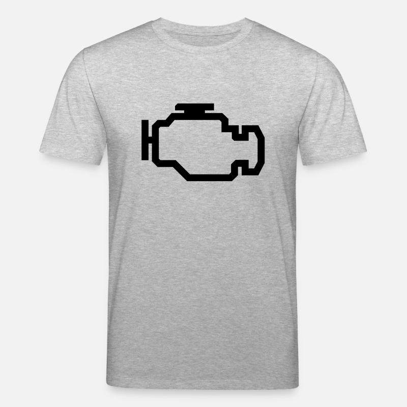 Check Engine Light - Stanley/Stella CREATOR Unisex Organic T-Shirt - heather grey