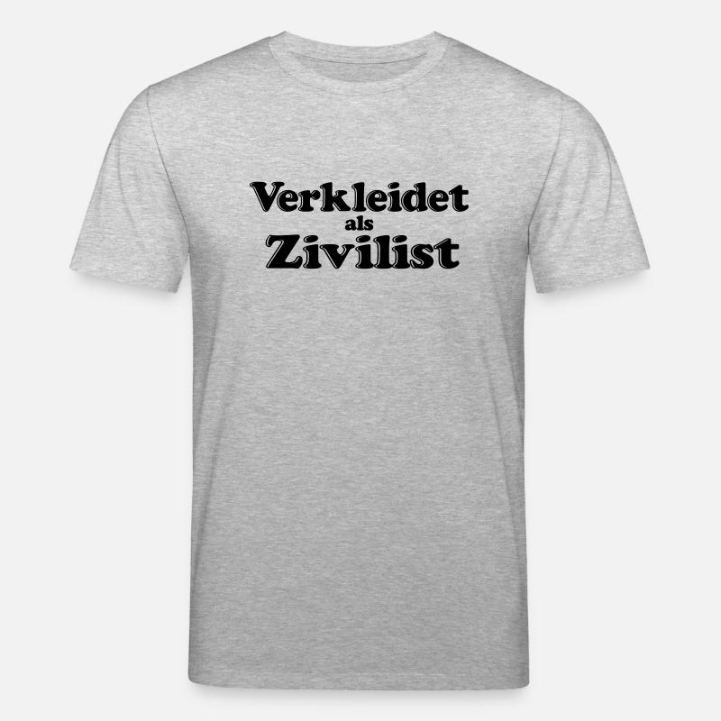 Verkleidet als Zivilist - Stanley/Stella Unisex Bio-T-Shirt CREATOR  - Grau meliert