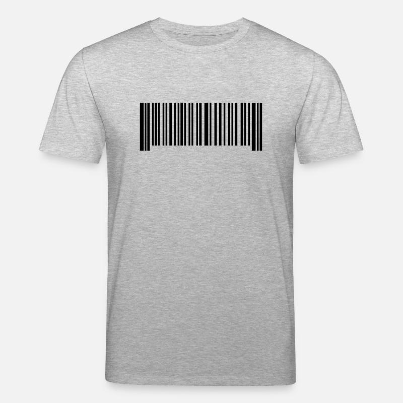 barcode symbol - Stanley/Stella Unisex Bio-T-Shirt CREATOR  - Grau meliert