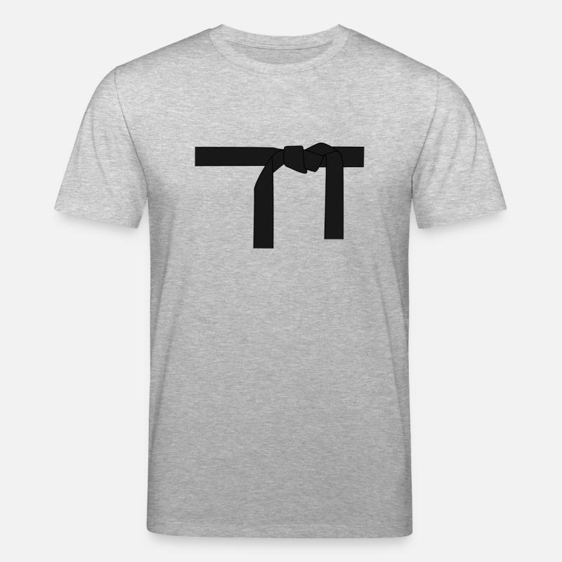 Schwarzer Gürtel. Geschenkidee - Stanley/Stella Unisex Bio-T-Shirt CREATOR  - Grau meliert