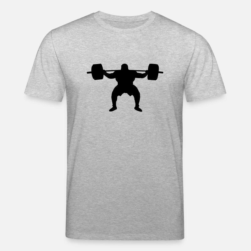 Squat - Stanley/Stella Unisex Bio-T-Shirt CREATOR  - Grau meliert