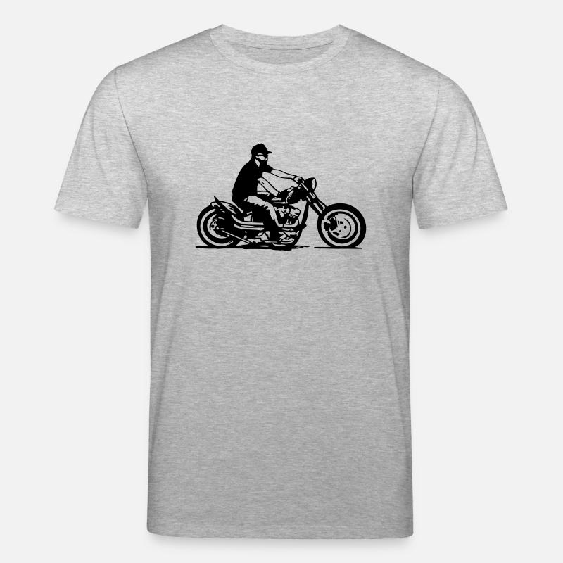 Bobber ride - Stanley/Stella Unisex Bio-T-Shirt CREATOR  - Grau meliert