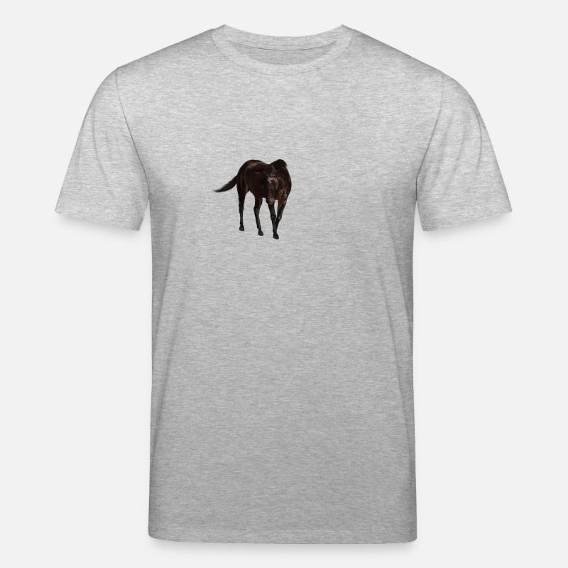 Cheval - T-shirt bio CREATOR Stanley/Stella Unisexe - gris chiné