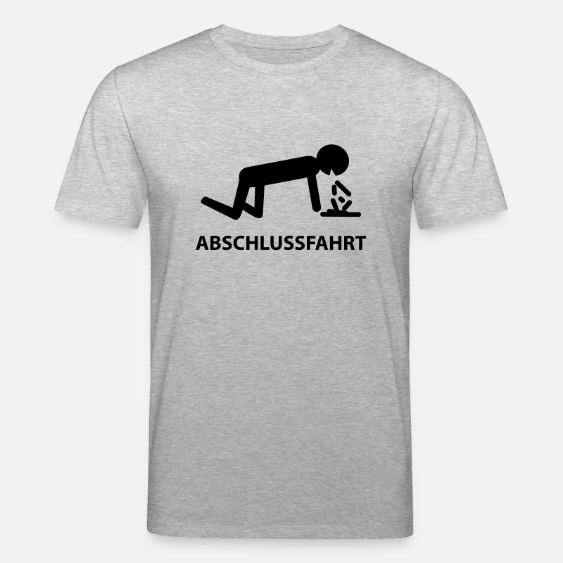abschlussfahrt - Stanley/Stella Unisex Bio-T-Shirt CREATOR  - Grau meliert