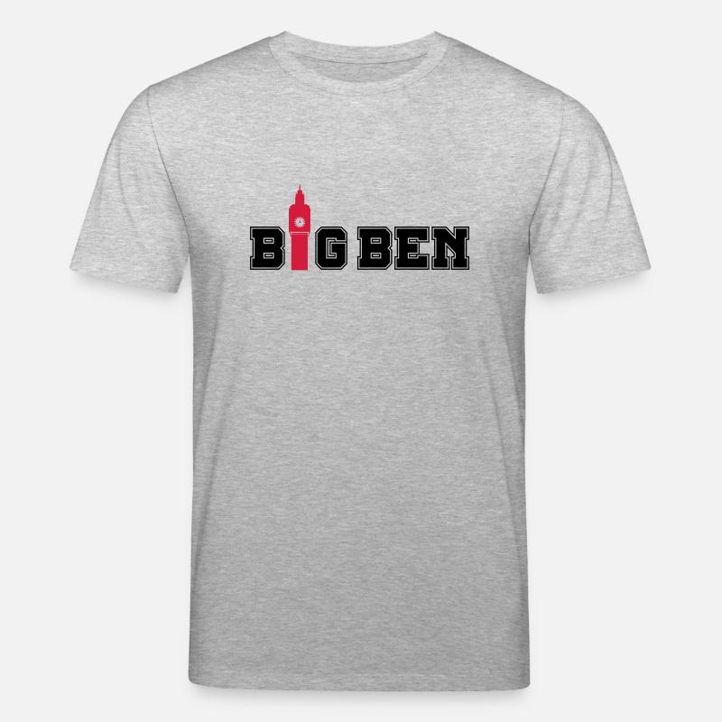 big_ben_02 - Stanley/Stella Unisex Bio-T-Shirt CREATOR  - Grau meliert
