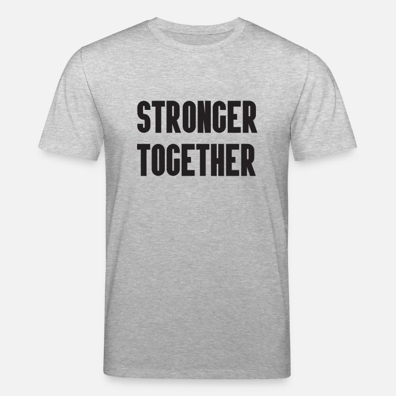 Plus forts ensemble - T-shirt bio CREATOR Stanley/Stella Unisexe - gris chiné