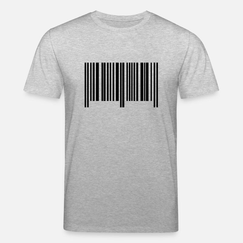 barcode_f1 - T-shirt bio CREATOR Stanley/Stella Unisexe - gris chiné