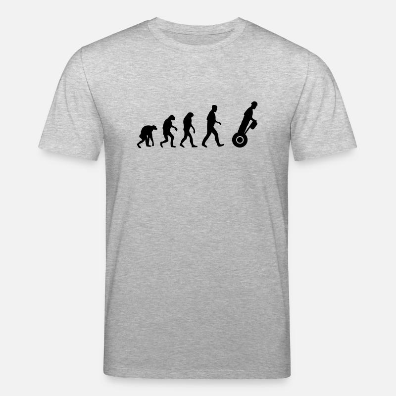 segway evolution - Stanley/Stella Unisex Bio-T-Shirt CREATOR  - Grau meliert