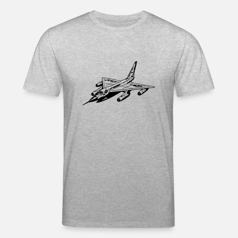 Flugzeug - Stanley/Stella Unisex Bio-T-Shirt CREATOR  - Grau meliert