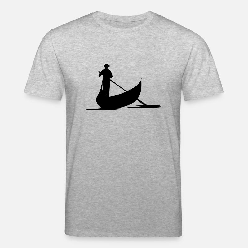 Freizeit - Gondel Venedig - Stanley/Stella Unisex Bio-T-Shirt CREATOR  - Grau meliert