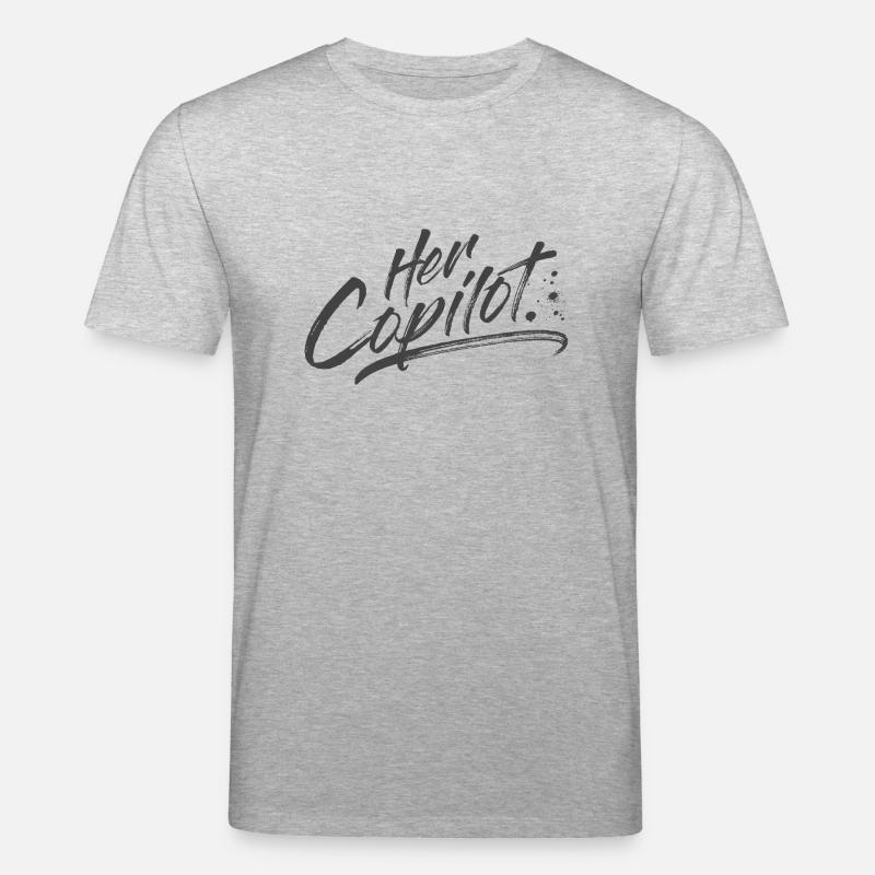 Her Copilot - Stanley/Stella Unisex Bio-T-Shirt CREATOR  - Grau meliert