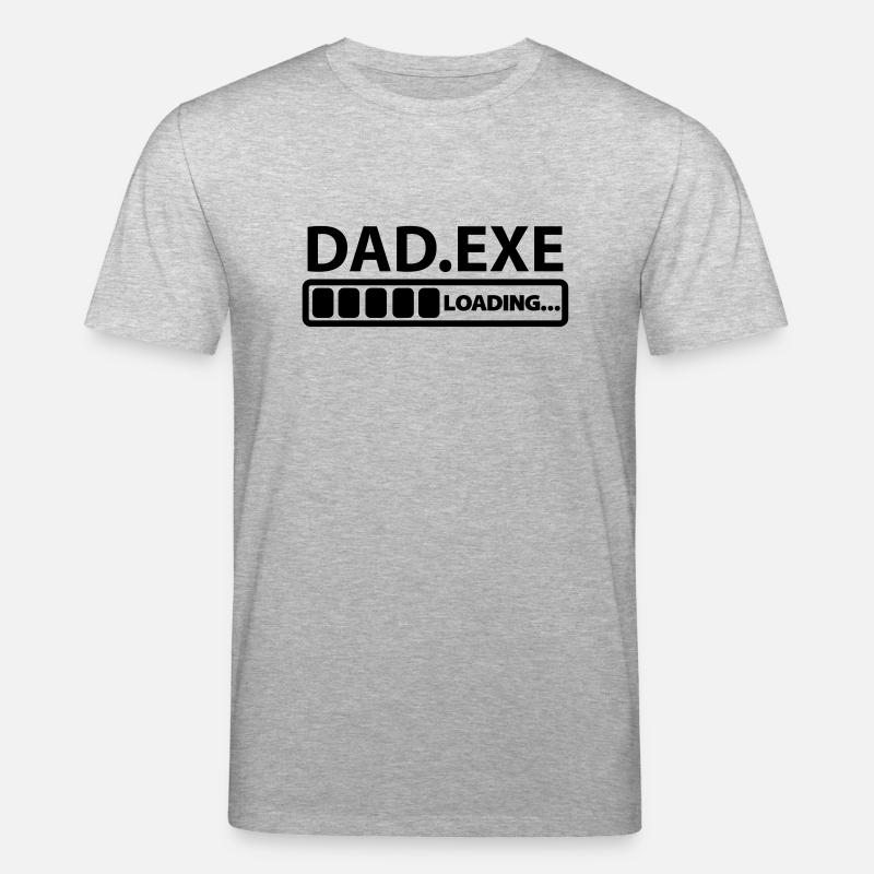 dad exe loading - Stanley/Stella CREATOR Unisex Organic T-Shirt - heather grey