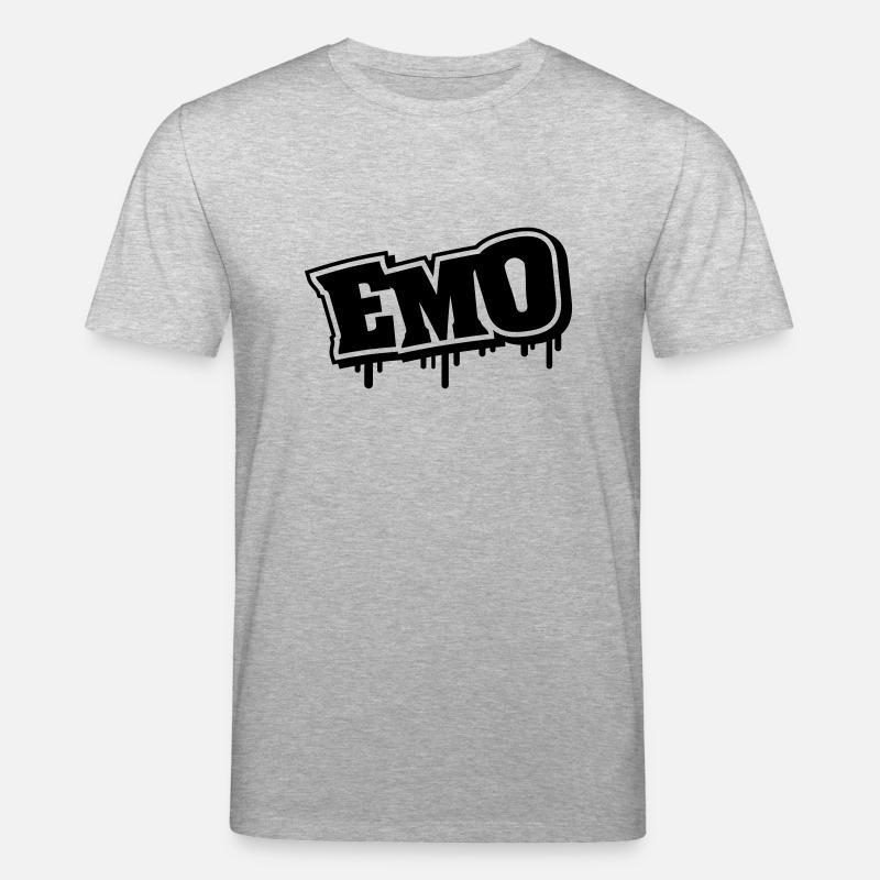 emo_graffiti_se1 - T-shirt bio CREATOR Stanley/Stella Unisexe - gris chiné