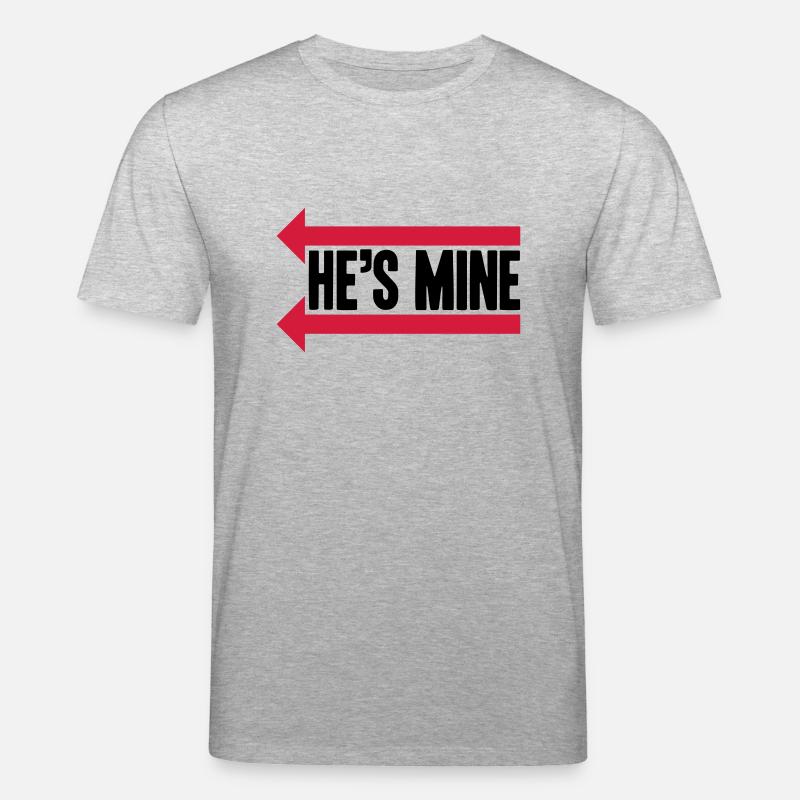 He's Mine Design - Stanley/Stella Unisex Bio-T-Shirt CREATOR  - Grau meliert