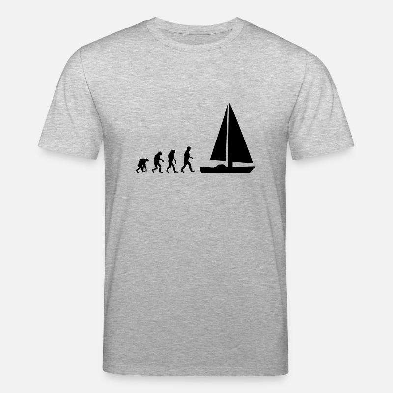 sailing evolution - T-shirt bio CREATOR Stanley/Stella Unisexe - gris chiné