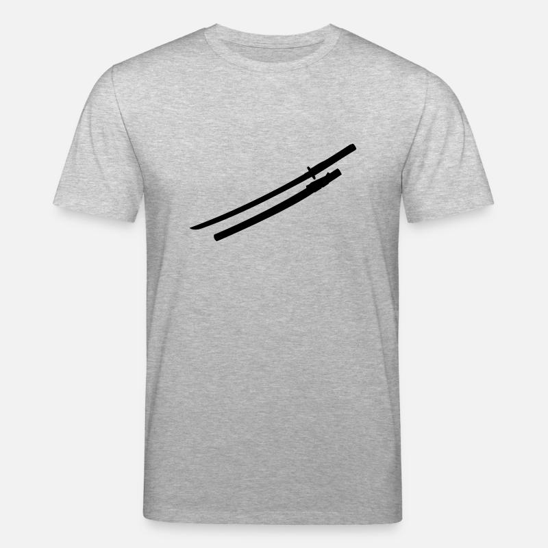 Samurai épée - T-shirt bio CREATOR Stanley/Stella Unisexe - gris chiné