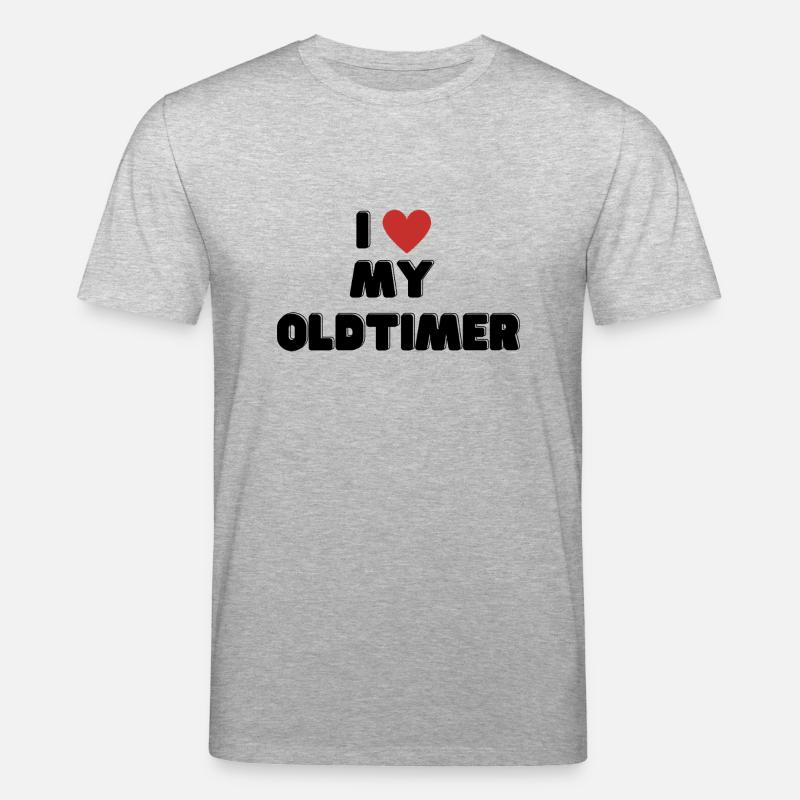 J’adore mon Oldtimer - T-shirt bio CREATOR Stanley/Stella Unisexe - gris chiné