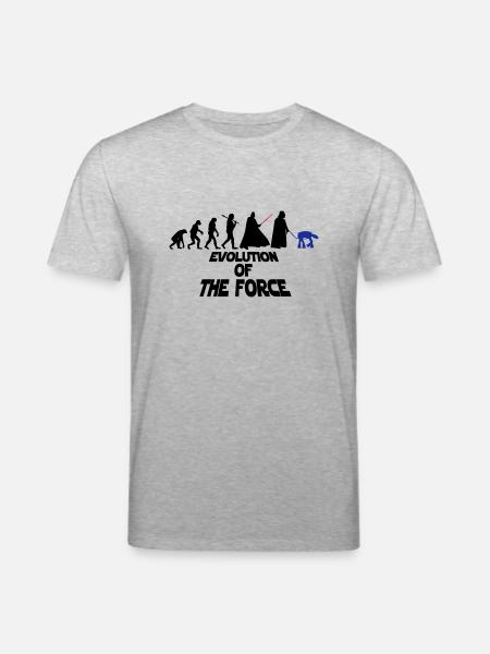 EVOLUTION OF THE FORCE - T-shirt bio CREATOR Stanley/Stella Unisexe - gris chiné