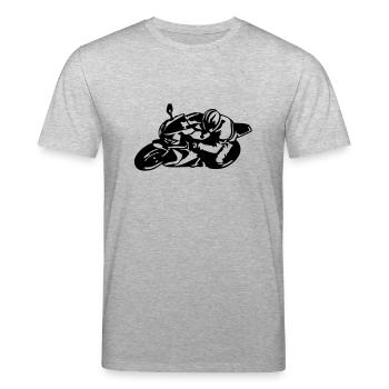 HRC 1000RR - Stanley/Stella Unisex Bio-T-Shirt CREATOR  - Grau meliert - Vorne - Alina (178cm) & Michal (187cm)