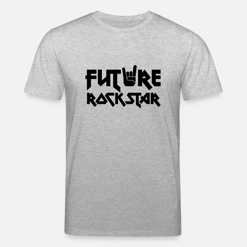 future rock star - Stanley/Stella Unisex Bio-T-Shirt CREATOR  - Grau meliert