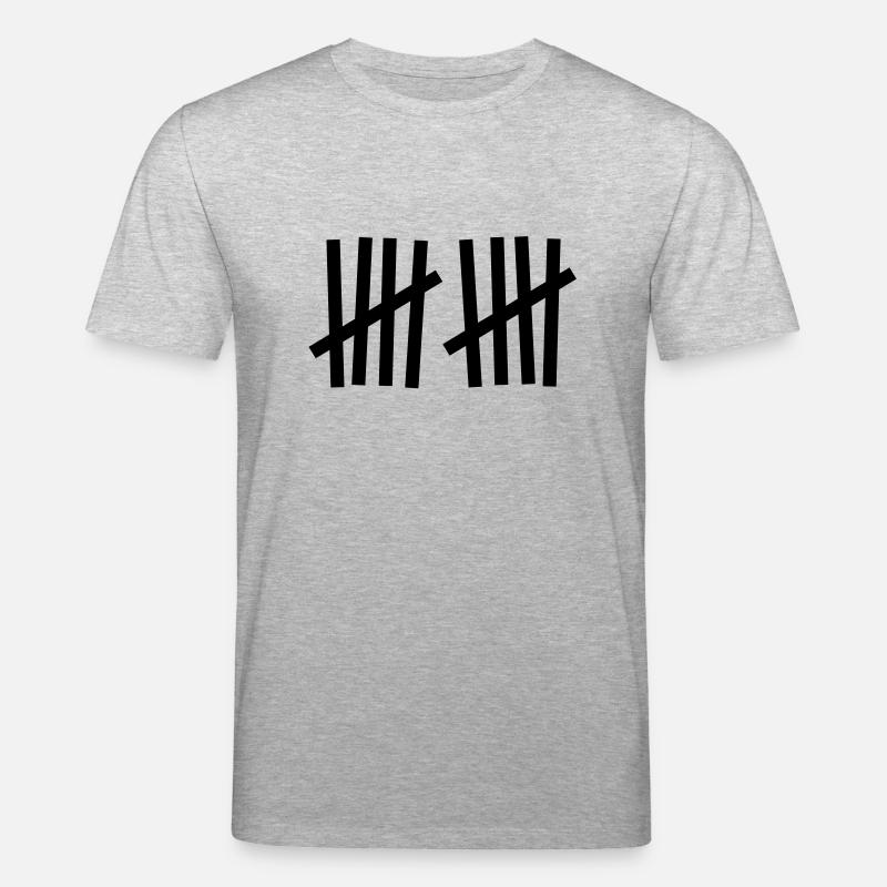 Tally 10 coups - T-shirt bio CREATOR Stanley/Stella Unisexe - gris chiné