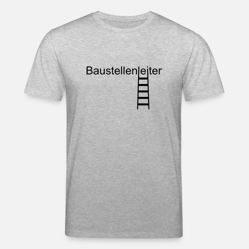 Baustellenleiter - Stanley/Stella Unisex Bio-T-Shirt CREATOR  - Grau meliert