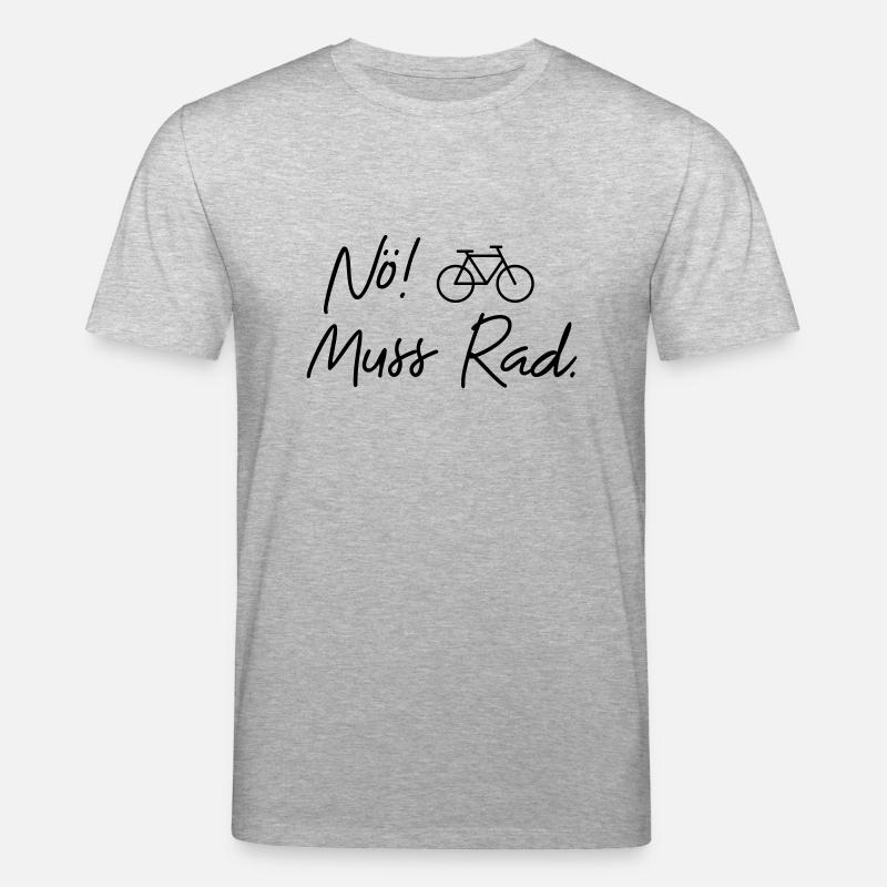 nö muss rad - Stanley/Stella Unisex Bio-T-Shirt CREATOR  - Grau meliert