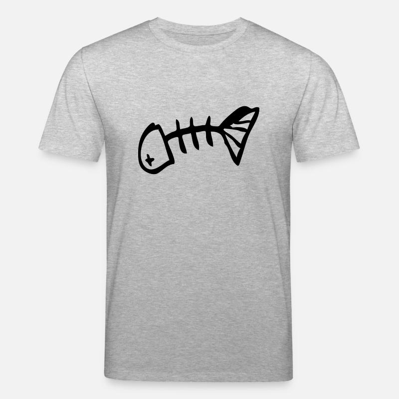 Fischgrätmuster - Stanley/Stella Unisex Bio-T-Shirt CREATOR  - Grau meliert