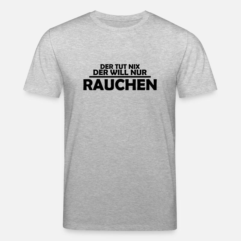 rauchen - Stanley/Stella Unisex Bio-T-Shirt CREATOR  - Grau meliert