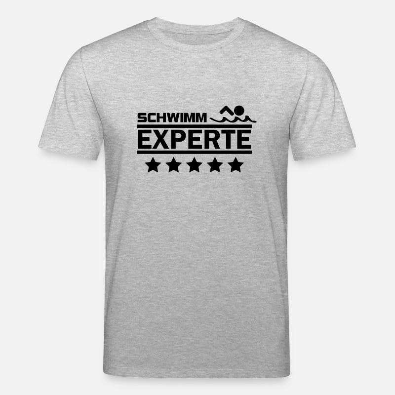 schwimm experte - Stanley/Stella Unisex Bio-T-Shirt CREATOR  - Grau meliert