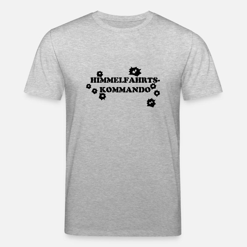 HIMMELFAHRTSKOMMANDO - Stanley/Stella Unisex Bio-T-Shirt CREATOR  - Grau meliert